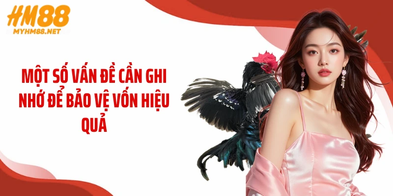 Một số vấn đề cần ghi nhớ để bảo vệ vốn hiệu quả